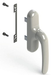 Tirador individual para puertas de aluminio estilo boomerang