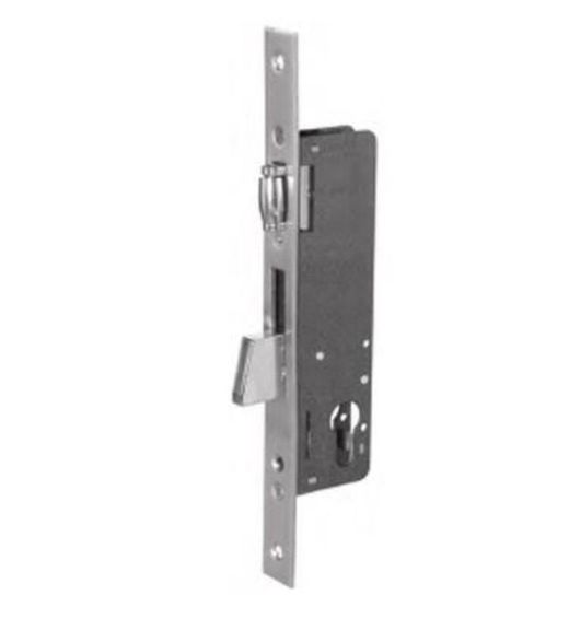 Cerradura 1 punto frente inox